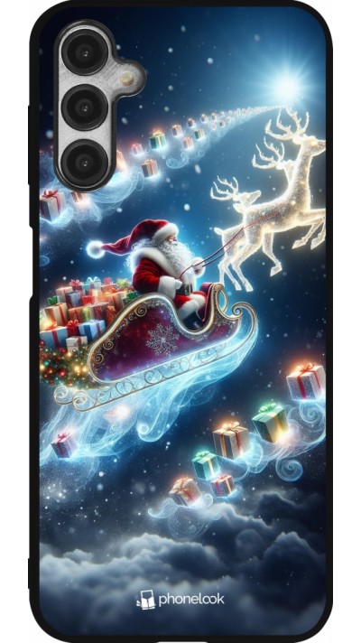 Samsung Galaxy A14 5G Case Hülle - Silikon schwarz Weihnachten 2023 Verzauberter Weihnachtsmann Samsung Galaxy A14 5G Case Hülle - Silikon schwarz Weihnachten 2023 Verzauberter Weihnachtsmann