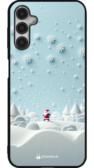 Samsung Galaxy A14 5G Case Hülle - Silikon schwarz Weihnachten 2023 Kleiner Vater Schneeflocke Samsung Galaxy A14 5G Case Hülle - Silikon schwarz Weihnachten 2023 Kleiner Vater Schneeflocke