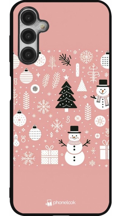 Samsung Galaxy A14 5G Case Hülle - Silikon schwarz Weihnachten 2024 Rose Schneemann Weihnachten Samsung Galaxy A14 5G Case Hülle - Silikon schwarz Weihnachten 2024 Rose Schneemann Weihnachten