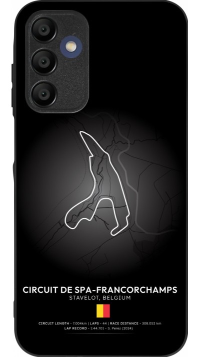 Samsung Galaxy A15 Case Hülle - Silikon schwarz F1 Track 2025 Belgium