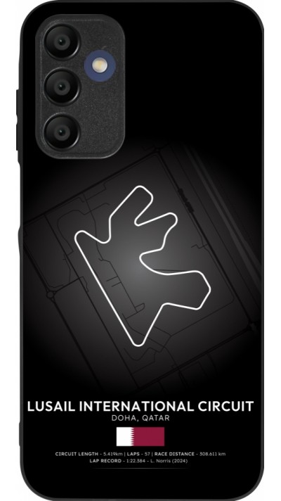 Samsung Galaxy A15 Case Hülle - Silikon schwarz F1 Track 2025 Qatar
