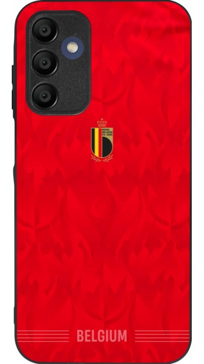 Coque Samsung Galaxy A15 - Silicone rigide noir Maillot de football Belgique 2026 personnalisable