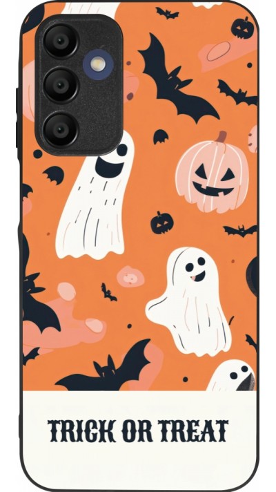 Coque Samsung Galaxy A15 - Silicone rigide noir Halloween 2025 Trick treat