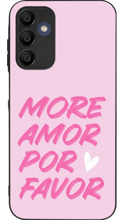 Coque Samsung Galaxy A15 - Silicone rigide noir More amor porfavor