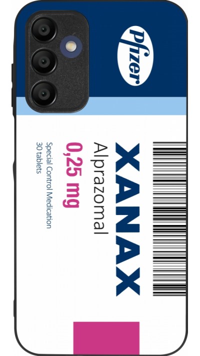 Coque Samsung Galaxy A15 - Silicone rigide noir Xanax Alprazolam 2025