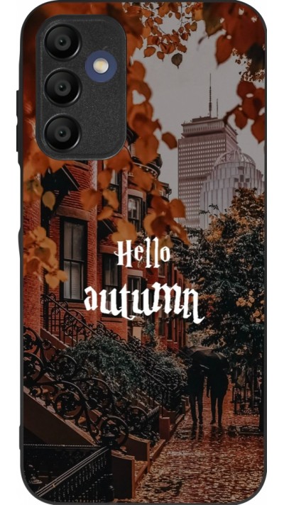 Coque Samsung Galaxy A16 - Silicone rigide noir Autumn 25 Hello autumn