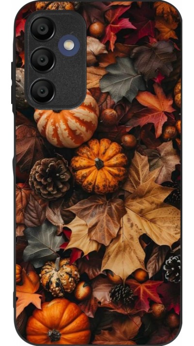 Coque Samsung Galaxy A16 - Silicone rigide noir Autumn 25 Pumpkin