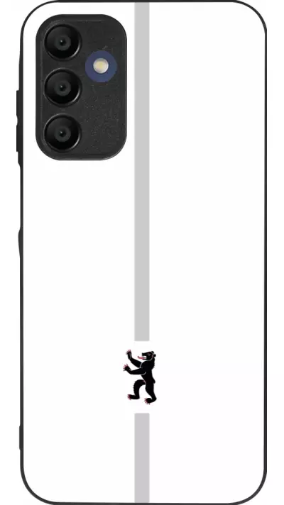 Coque Samsung Galaxy A16 - Silicone rigide noir Canton AI blanc