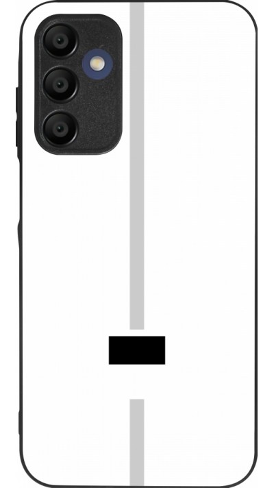Coque Samsung Galaxy A16 - Silicone rigide noir Canton FR blanc