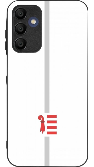 Coque Samsung Galaxy A16 - Silicone rigide noir Canton JU blanc
