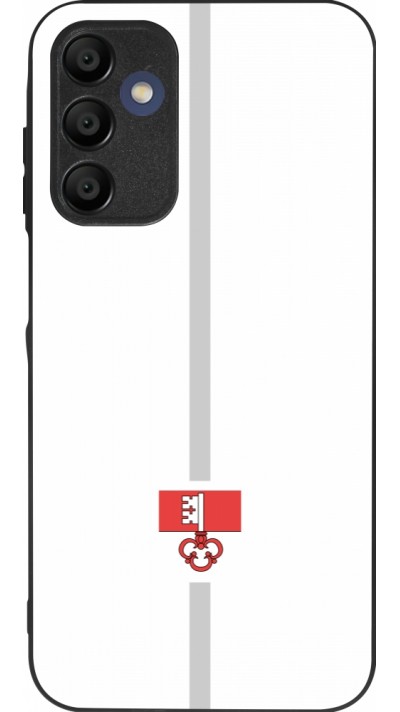 Coque Samsung Galaxy A16 - Silicone rigide noir Canton OW blanc