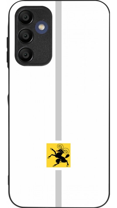 Coque Samsung Galaxy A16 - Silicone rigide noir Canton SH blanc