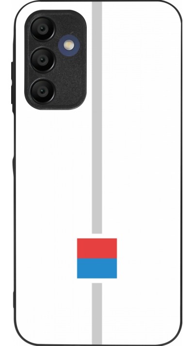 Coque Samsung Galaxy A16 - Silicone rigide noir Canton TI blanc