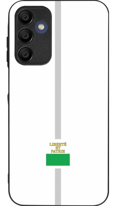 Coque Samsung Galaxy A16 - Silicone rigide noir Canton VD blanc