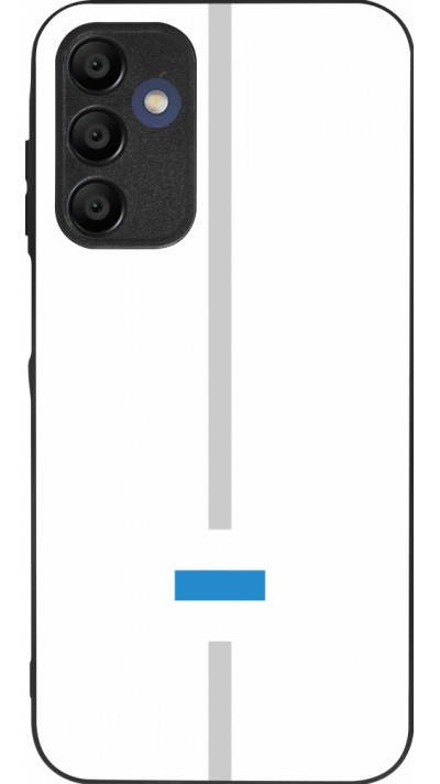 Coque Samsung Galaxy A16 - Silicone rigide noir Canton ZG blanc