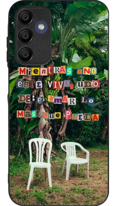 Coque Samsung Galaxy A16 - Silicone rigide noir Chairs DTMF