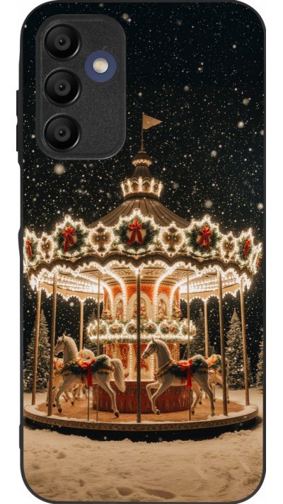 Samsung Galaxy A16 Case Hülle - Silikon schwarz Christmas 25 Carousel