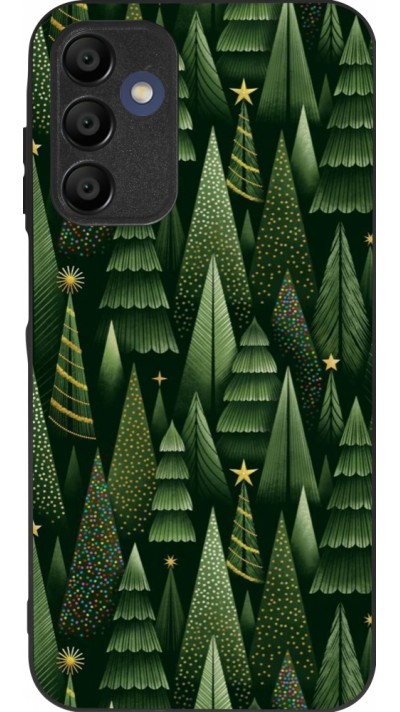 Samsung Galaxy A16 Case Hülle - Silikon schwarz Christmas 25 Pattern Xmas Tree