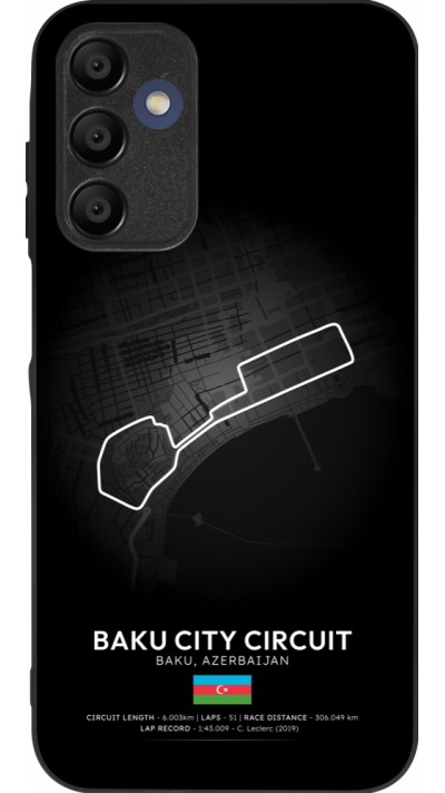 Coque Samsung Galaxy A16 - Silicone rigide noir F1 Track 2025 Azerbaijan
