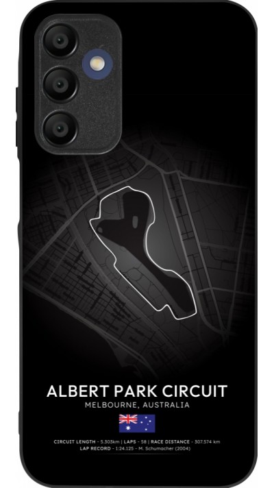 Coque Samsung Galaxy A16 - Silicone rigide noir F1 Track 2025 Melbourne
