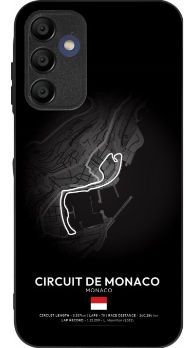 Coque Samsung Galaxy A16 - Silicone rigide noir F1 Track 2025 Monaco