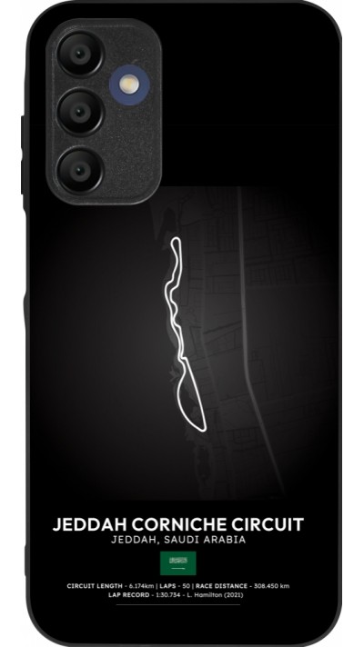 Coque Samsung Galaxy A16 - Silicone rigide noir F1 Track 2025 Saudi Arabia
