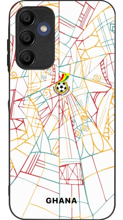 Samsung Galaxy A16 Case Hülle - Silikon schwarz Ghana 2026 personalisierbares Fussballtrikot