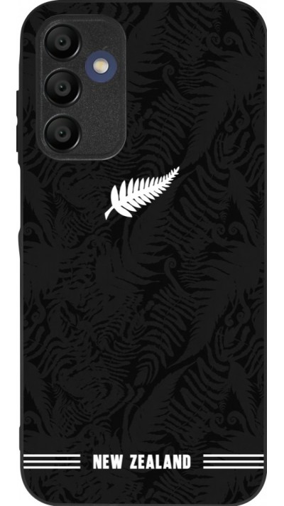 Samsung Galaxy A16 Case Hülle - Silikon schwarz Neuseeland 2026 personalisierbares Fussballtrikot