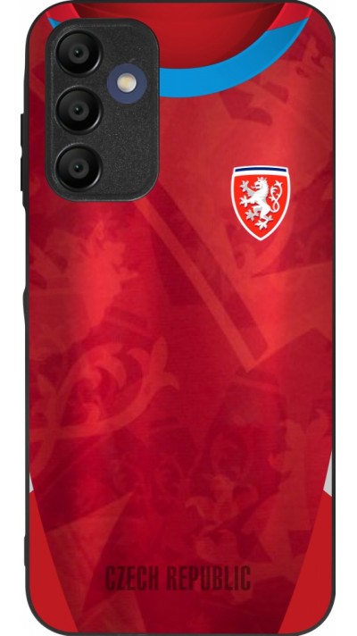 Samsung Galaxy A16 Case Hülle - Silikon schwarz Tschechische Republik personalisierbares Fussballtrikot Samsung Galaxy A16 Case Hülle - Silikon schwarz Tschechische Republik personalisierbares Fussballtrikot