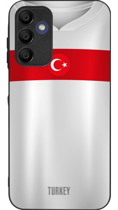 Samsung Galaxy A16 Case Hülle - Silikon schwarz Türkei personalisierbares Fussballtrikot Samsung Galaxy A16 Case Hülle - Silikon schwarz Türkei personalisierbares Fussballtrikot
