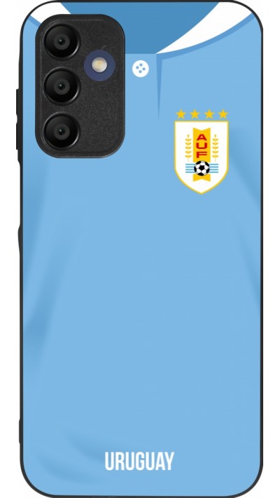 Samsung Galaxy A16 Case Hülle - Silikon schwarz Uruguay 2022 personalisierbares Fussballtrikot Samsung Galaxy A16 Case Hülle - Silikon schwarz Uruguay 2022 personalisierbares Fussballtrikot