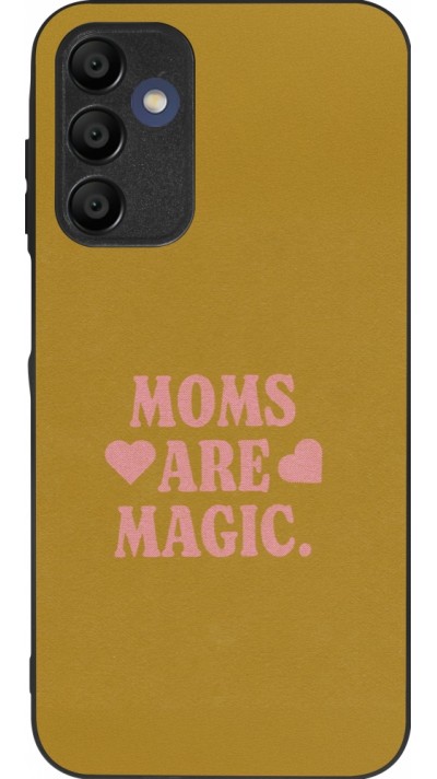 Coque Samsung Galaxy A16 - Silicone rigide noir Mom 2026 Are Magic