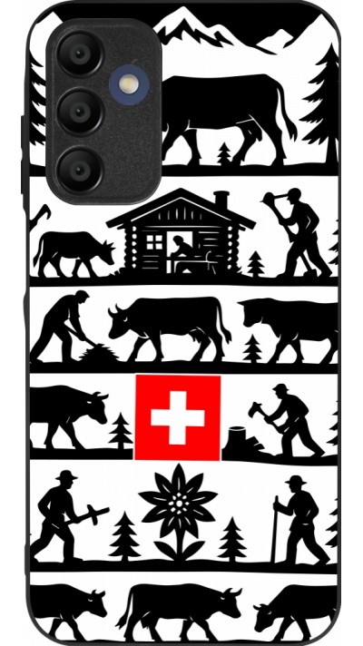 Coque Samsung Galaxy A16 - Silicone rigide noir Poya Suisse 1