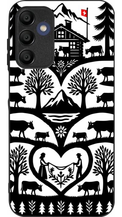 Coque Samsung Galaxy A16 - Silicone rigide noir Poya Suisse 2