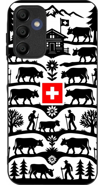 Coque Samsung Galaxy A16 - Silicone rigide noir Poya Suisse 3