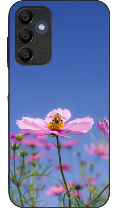 Coque Samsung Galaxy A16 - Silicone rigide noir Bee on a flower Spring 2026