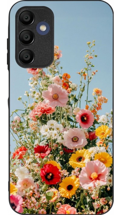 Coque Samsung Galaxy A16 - Silicone rigide noir Spring flowers Spring 2026