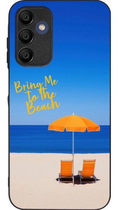 Samsung Galaxy A16 Case Hülle - Silikon schwarz Summer 2025 Bring me to the beach