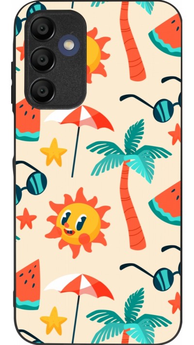 Samsung Galaxy A16 Case Hülle - Silikon schwarz Summer 2025 Pattern soleil Samsung Galaxy A16 Case Hülle - Silikon schwarz Summer 2025 Pattern soleil