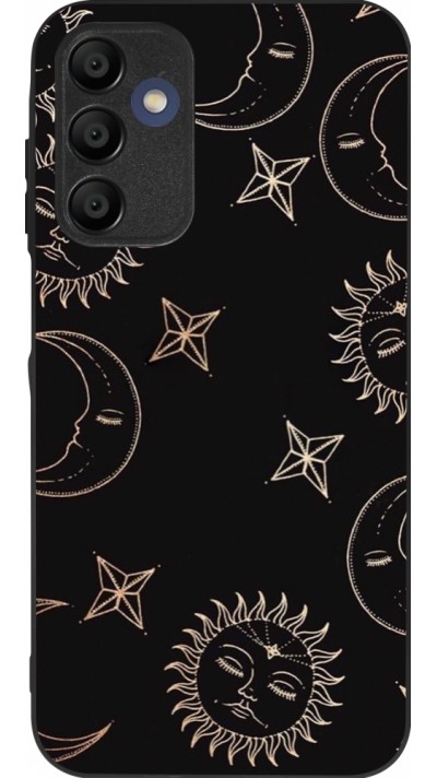 Samsung Galaxy A16 Case Hülle - Silikon schwarz Suns and Moons