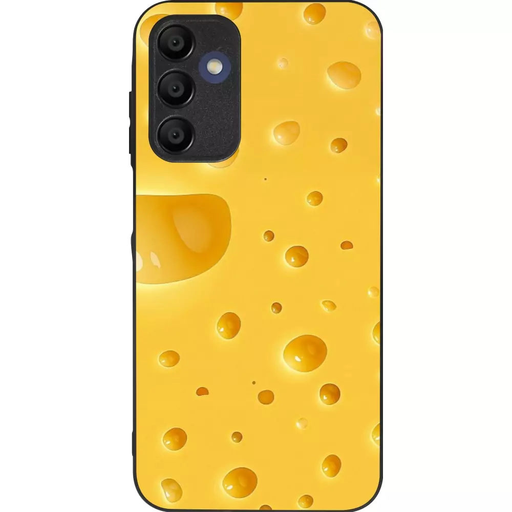Coque Samsung Galaxy A16 - Silicone rigide noir Fête Nationale Suisse Cheese