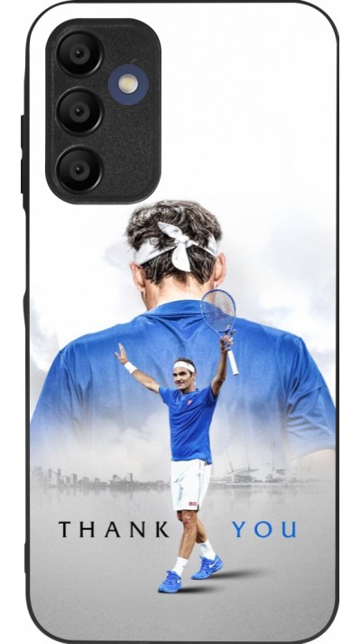 Samsung Galaxy A16 Case Hülle - Silikon schwarz Thank you Roger