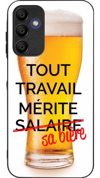 Samsung Galaxy A16 Case Hülle - Silikon schwarz Tout travail mérite sa bière Samsung Galaxy A16 Case Hülle - Silikon schwarz Tout travail mérite sa bière