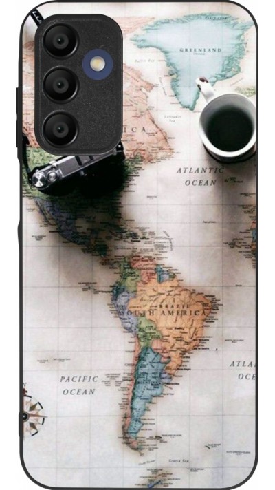 Samsung Galaxy A16 Case Hülle - Silikon schwarz Travel 01