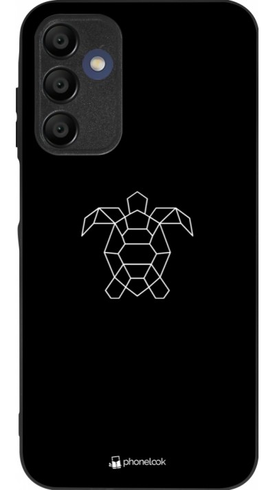Samsung Galaxy A16 Case Hülle - Silikon schwarz Turtles lines on black