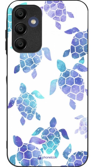 Samsung Galaxy A16 Case Hülle - Silikon schwarz Turtles pattern watercolor Samsung Galaxy A16 Case Hülle - Silikon schwarz Turtles pattern watercolor