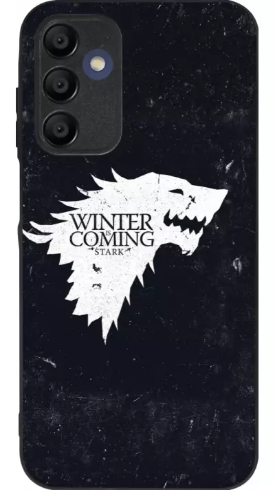Coque Samsung Galaxy A16 - Silicone rigide noir Winter is coming Stark