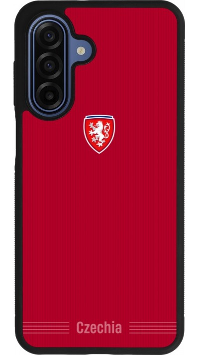 Samsung Galaxy A17 Case Hülle - Silikon schwarz Tschechische Republik 2026 personalisierbares Fussballtrikot