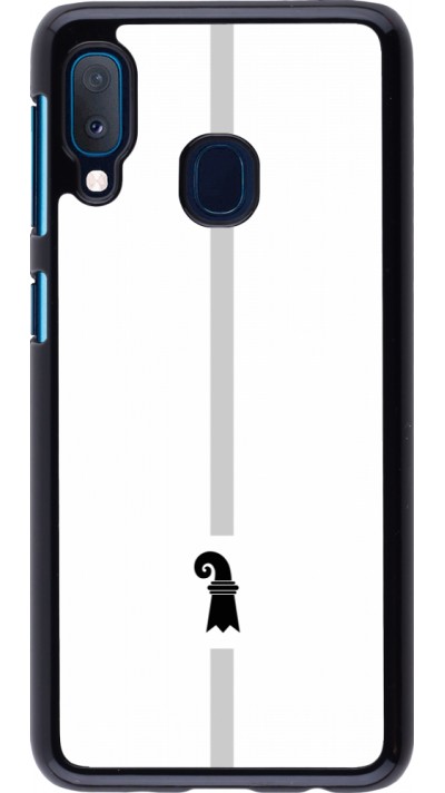 Coque Samsung Galaxy A20e - Canton BS blanc