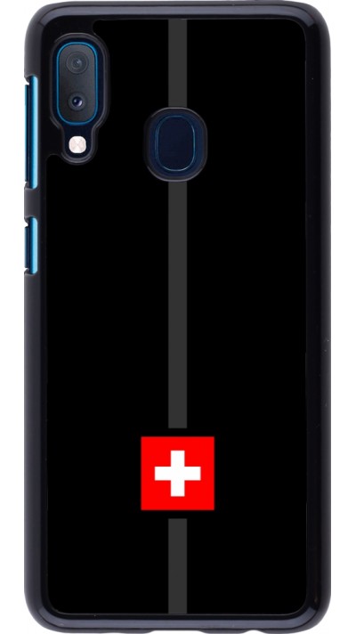 Coque Samsung Galaxy A20e - Canton CH noir